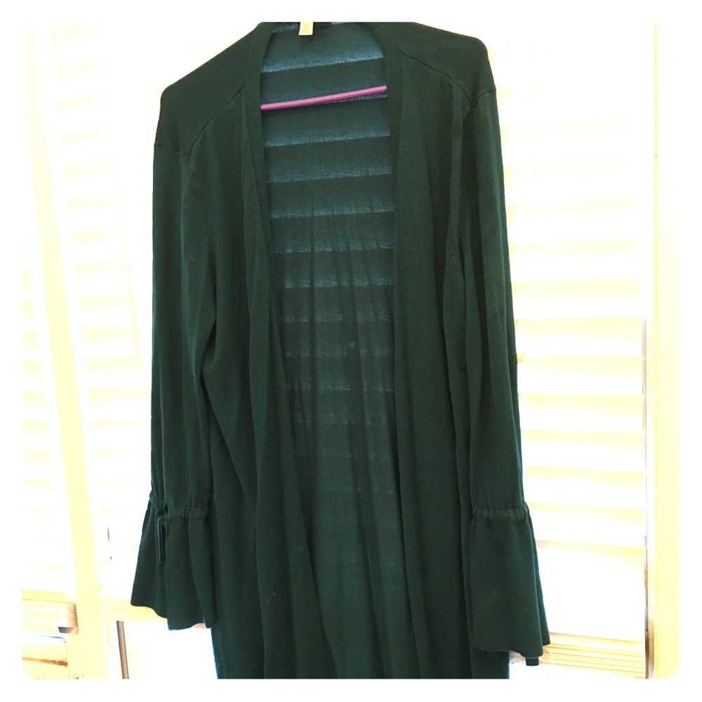 Fun Open Front Cardi with Ties